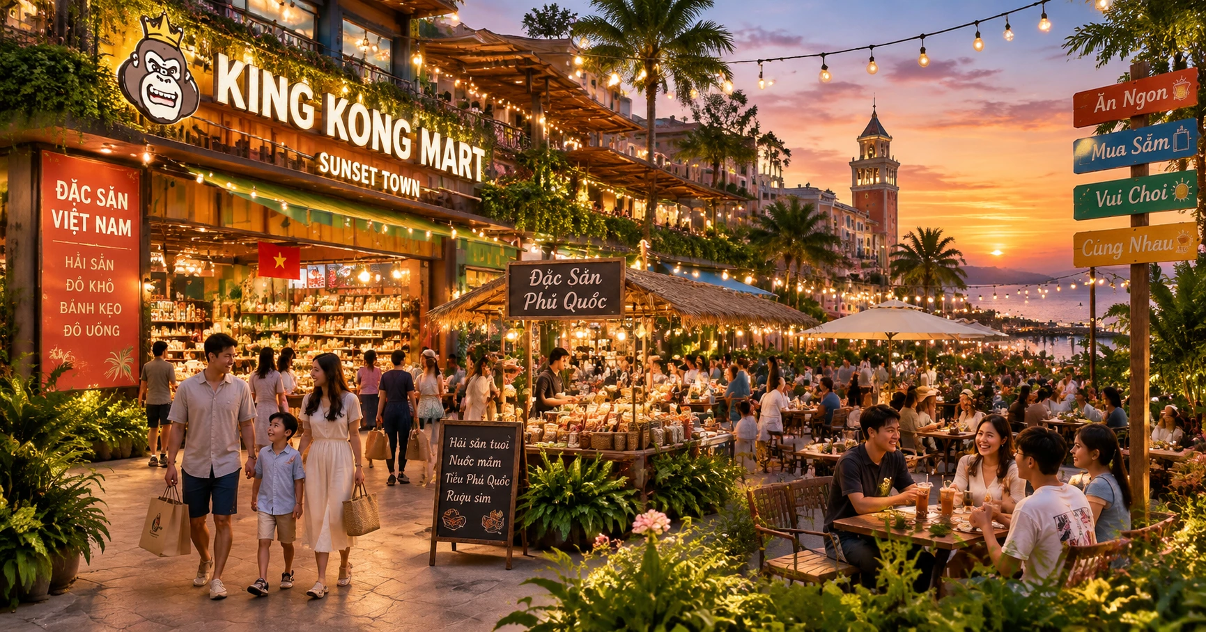 King Kong Mart Sunset Town: Điểm Đến Mua Sắm Sôi Động Tại Thành Phố - image 3