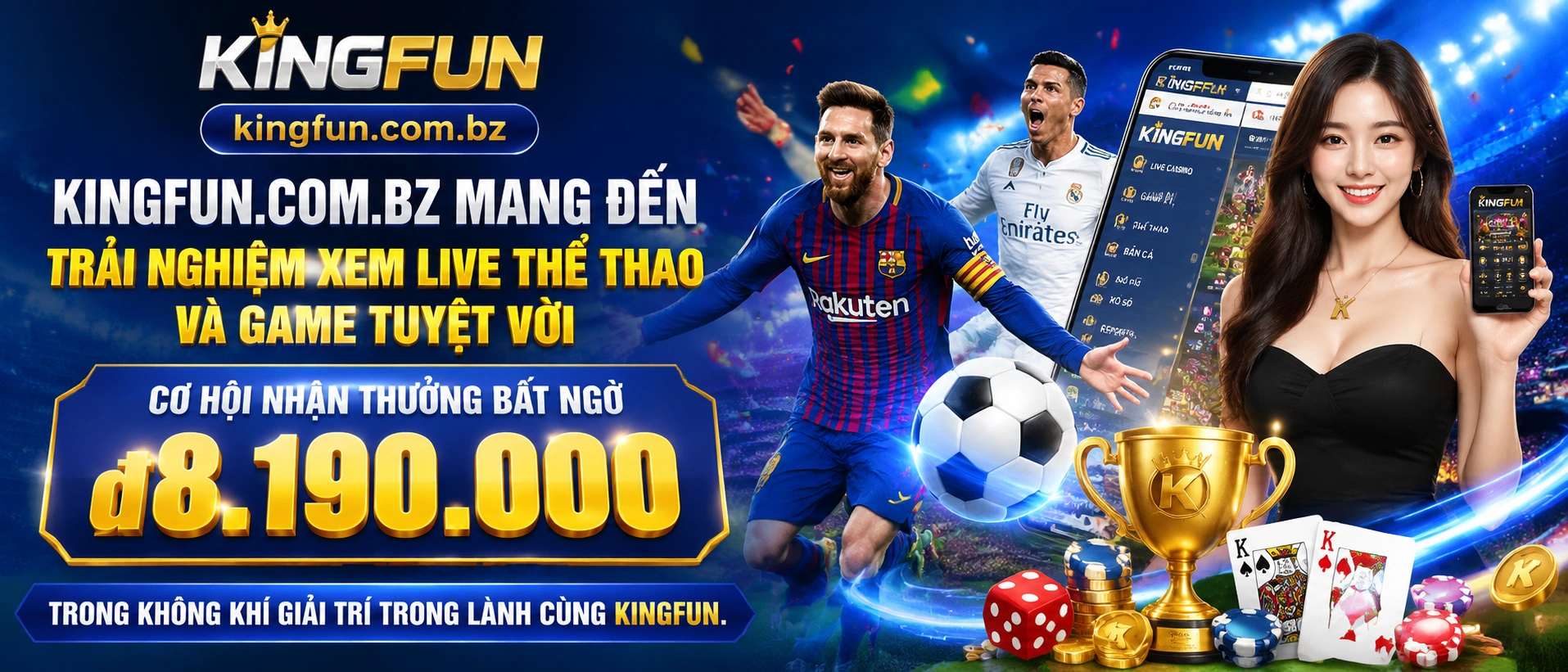 kingfun casino trực tuyến bàn chơi
