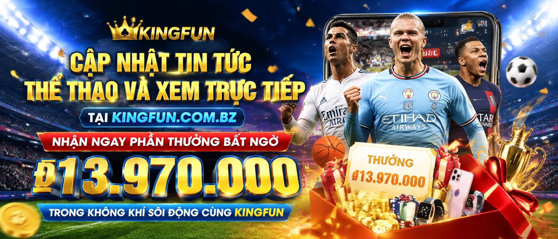 Hình ảnh chuyên mục bóng đá Kingfun